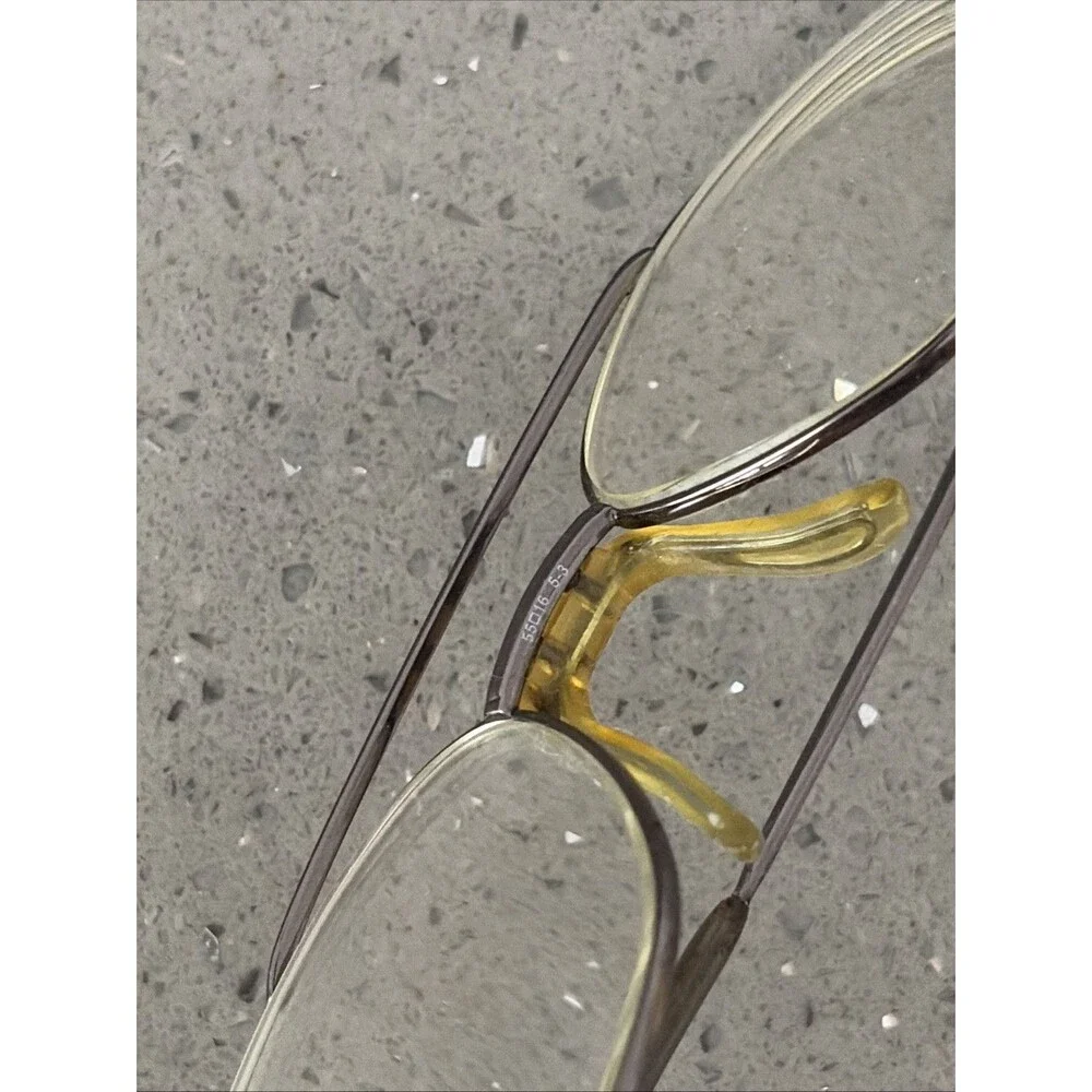 Adensco Eyeglasses Frames ONLY Mark 2A7 Aviator Double Bridge 55-16-145 5-3